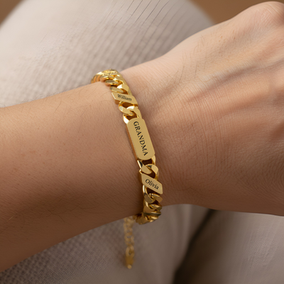 Personalised Family Link Bracelet | Grandma Edition