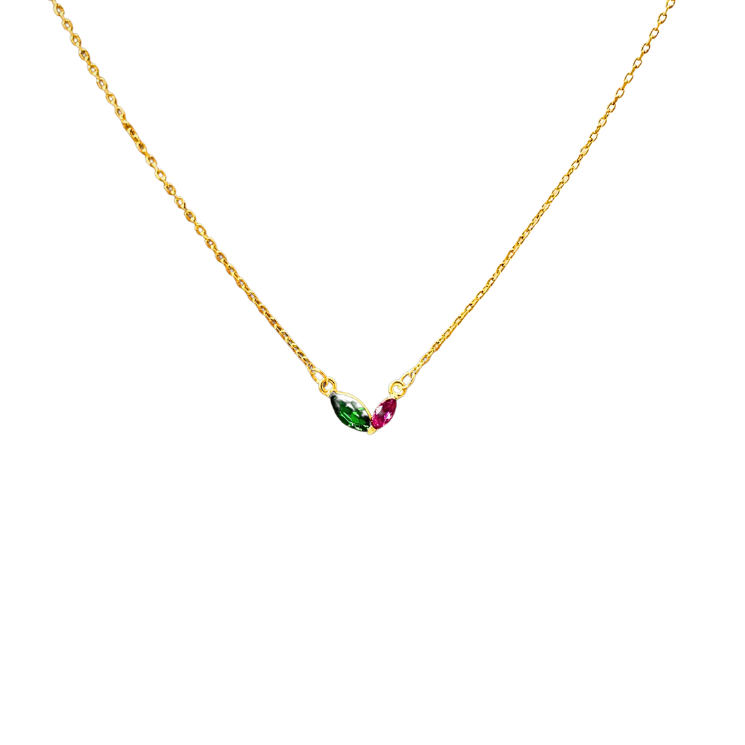 Women's Mother Daughter Birthstone Necklace | Personalised