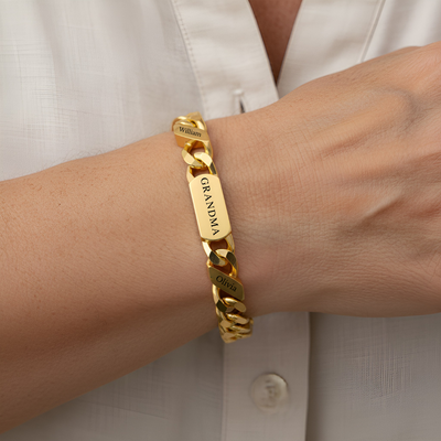 Personalised Family Link Bracelet | Grandma Edition