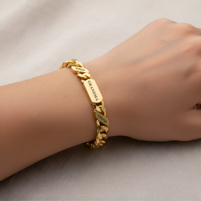 Personalised Family Link Bracelet | Grandma Edition