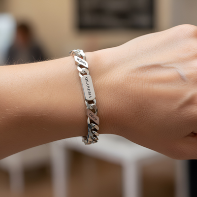 Personalised Family Link Bracelet | Grandma Edition