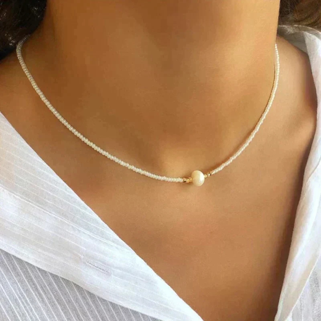 Women's Beaded Necklace | Freshwater Pearl
