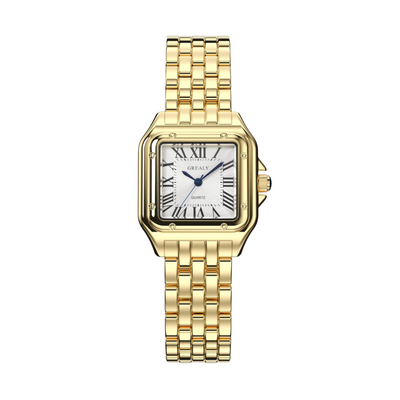 Ladies Watch | Date Display Metal Strap | Élise Charme