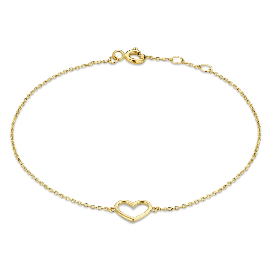 Women’s Heart Charm Bracelet | Adjustable
