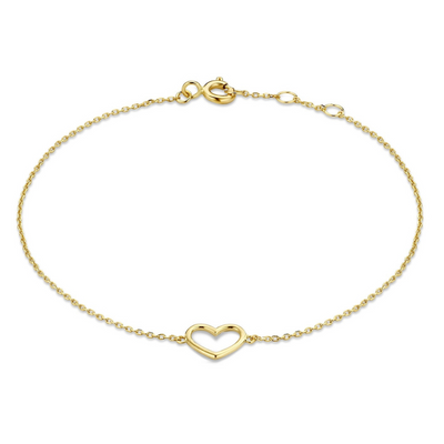 Women’s Heart Charm Bracelet | Adjustable