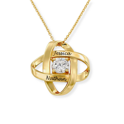Women’s Personalised Infinity Name Necklace