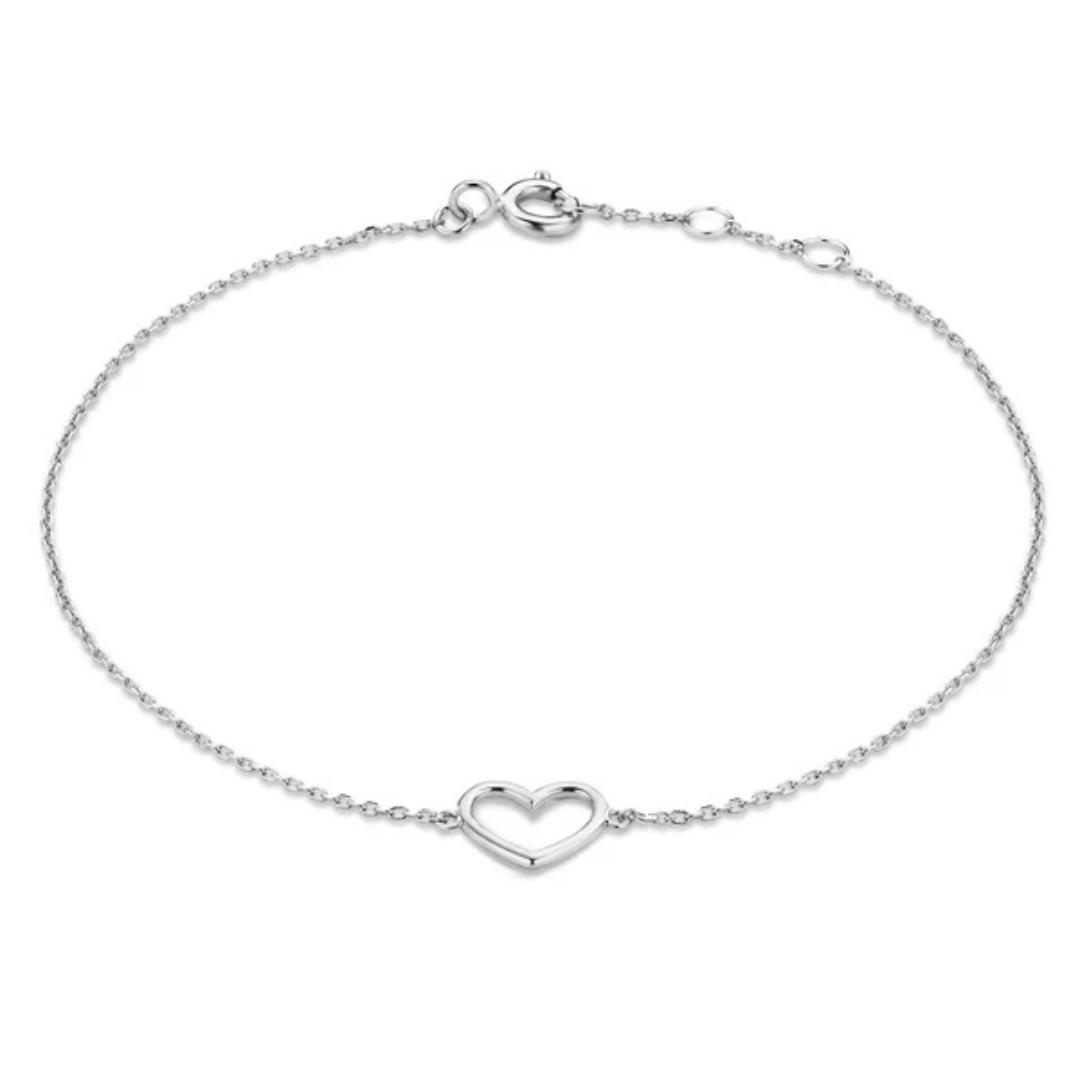 Women’s Heart Charm Bracelet | Adjustable