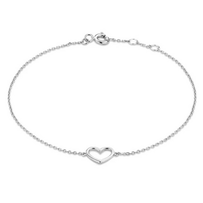 Women’s Heart Charm Bracelet | Adjustable