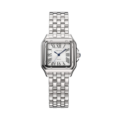 Ladies Watch | Date Display Metal Strap | Élise Charme