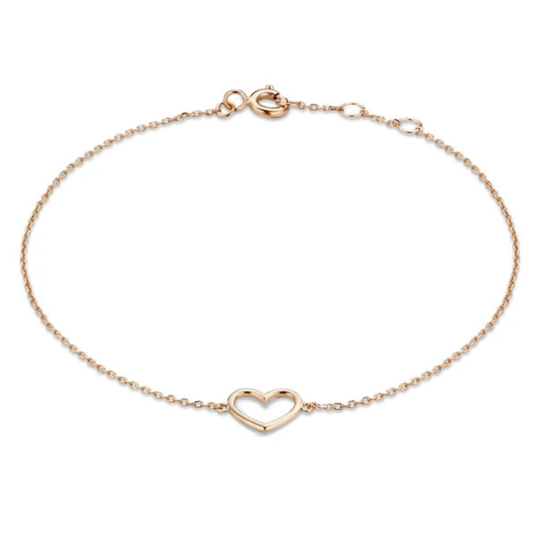 Women’s Heart Charm Bracelet | Adjustable