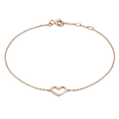 Women’s Heart Charm Bracelet | Adjustable