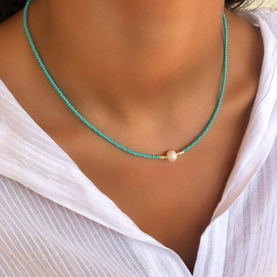 Women's Beaded Necklace | Freshwater Pearl