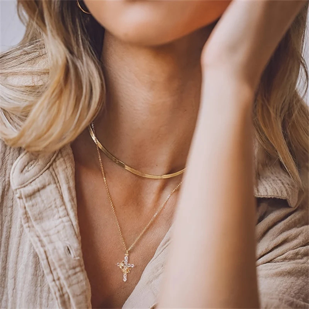 Women's Cross Necklace | 925 Sterling Silver