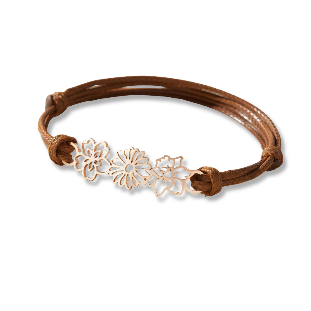 Women’s Birth Flower Bracelet | Personalised