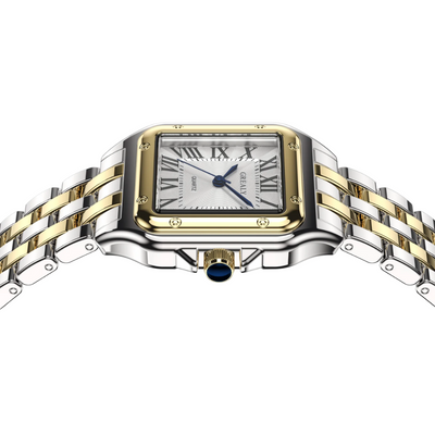 Ladies Watch | Date Display Metal Strap | Élise Charme