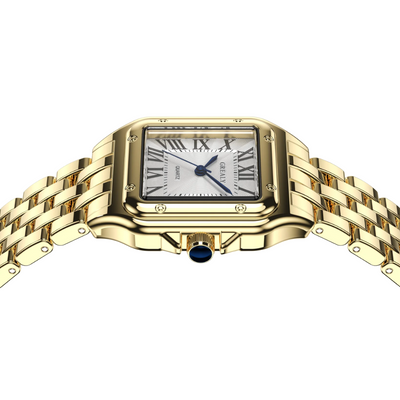 Ladies Watch | Date Display Metal Strap | Élise Charme
