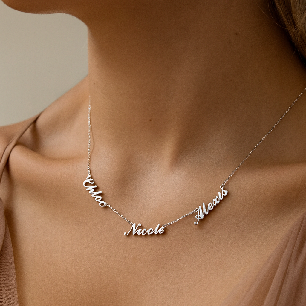 Women’s Personalised Multiple Name Necklace