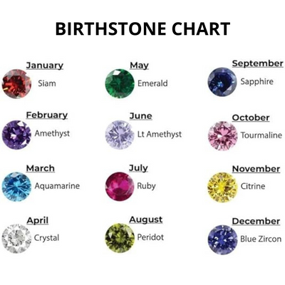 Women’s Personalised Mother Daughter Birthstone Bracelet