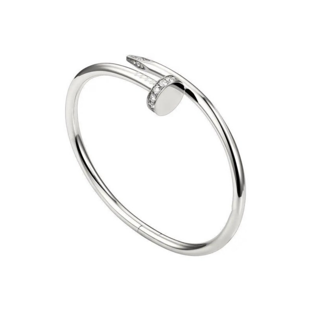 Women's Nail Bracelet with Cubic Zirconia