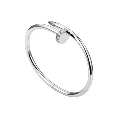 Women's Nail Bracelet with Cubic Zirconia