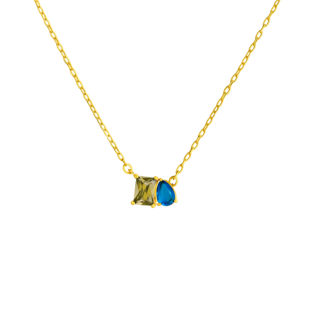 Women’s Personalised Birthstone Necklace | Toi et Moi
