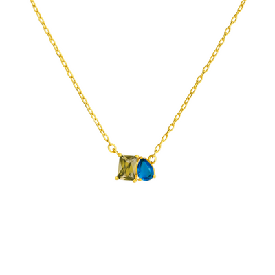 Women’s Personalised Birthstone Necklace | Toi et Moi