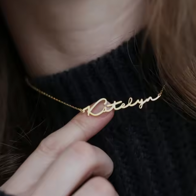 Women’s Personalised Script Name Necklace