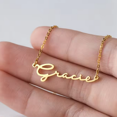 Women’s Personalised Script Name Necklace