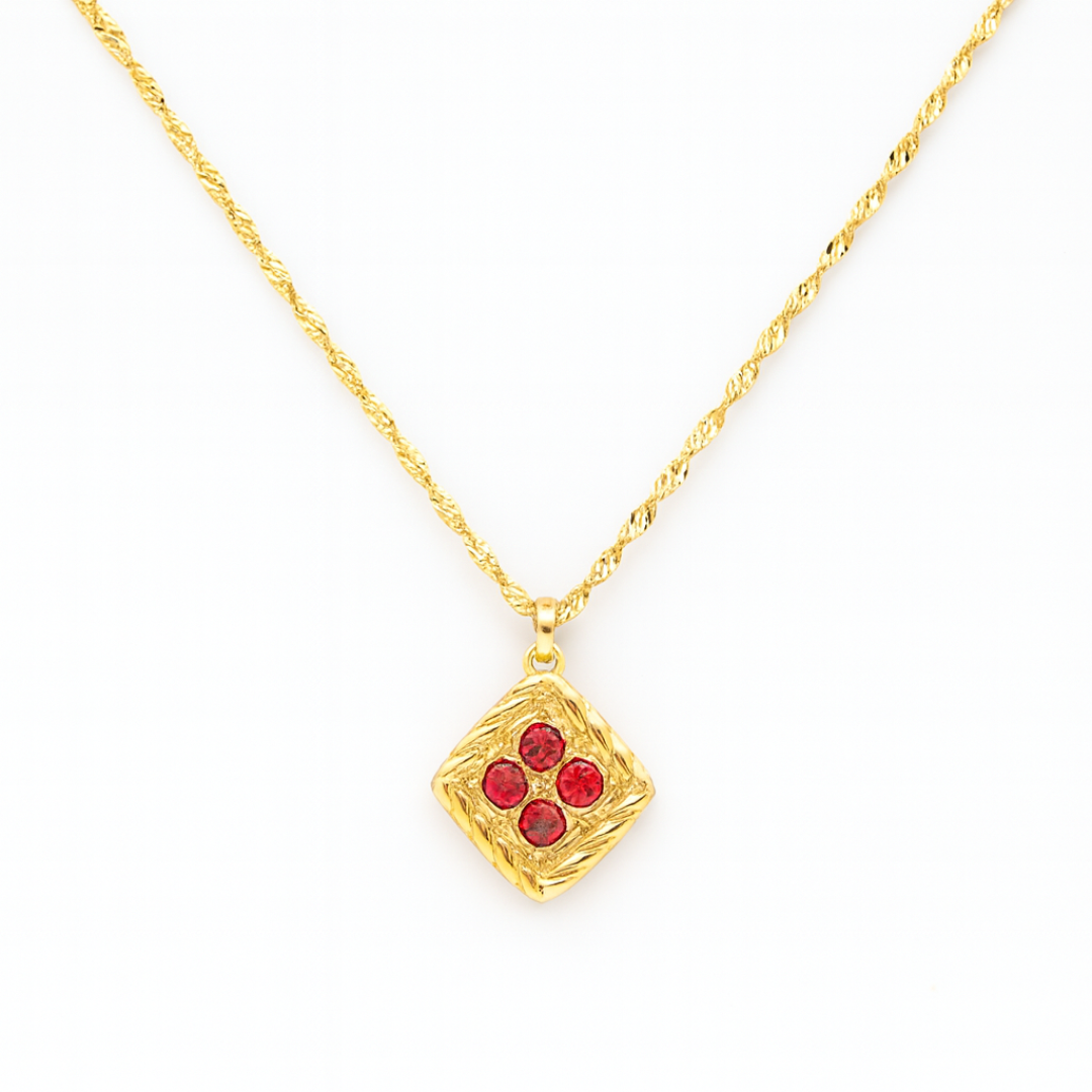 Women’s Personalised Birthstone Pendant Necklace