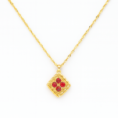 Women’s Personalised Birthstone Pendant Necklace