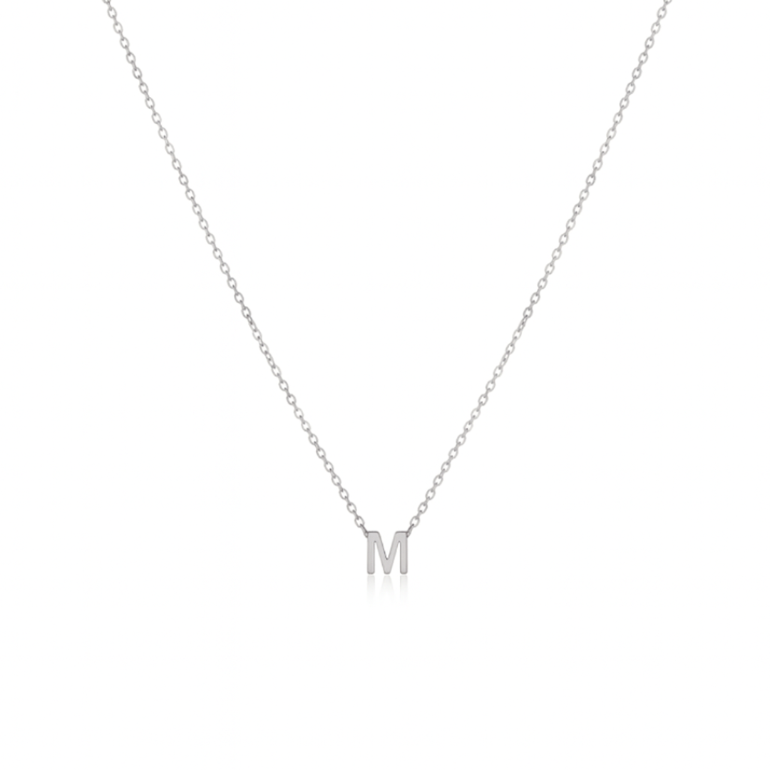 Women’s Sterling Silver Personalised Initial Necklace