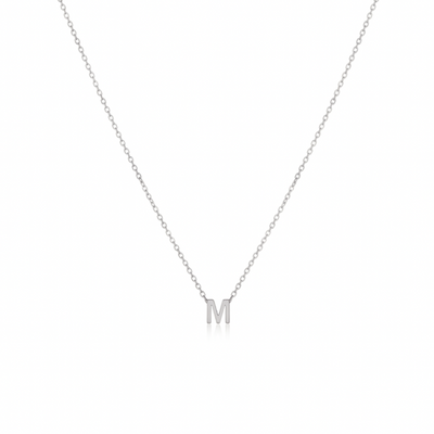 Women’s Sterling Silver Personalised Initial Necklace