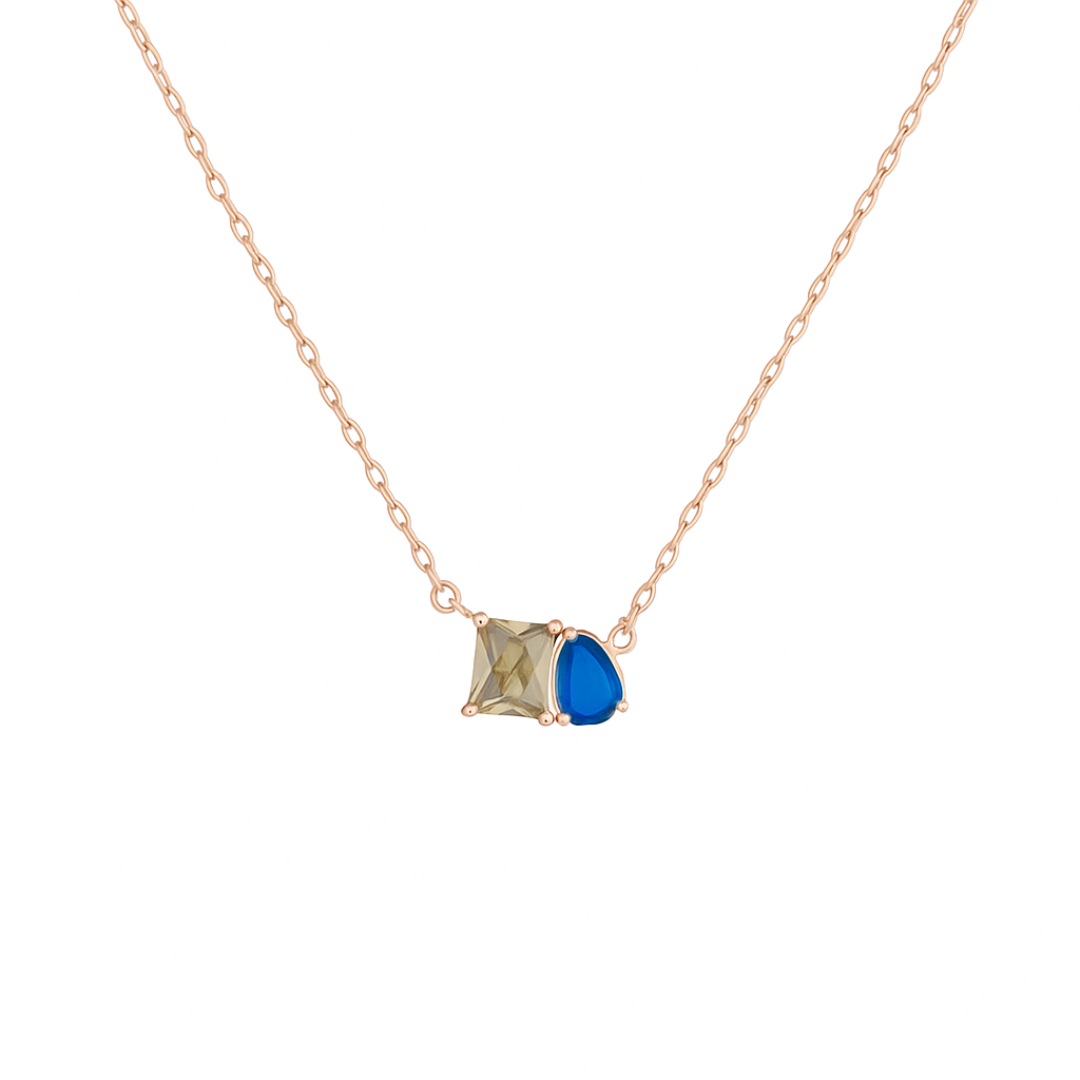 Women’s Personalised Birthstone Necklace | Toi et Moi