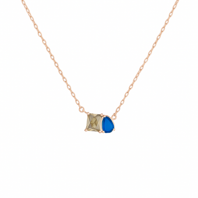 Women’s Personalised Birthstone Necklace | Toi et Moi