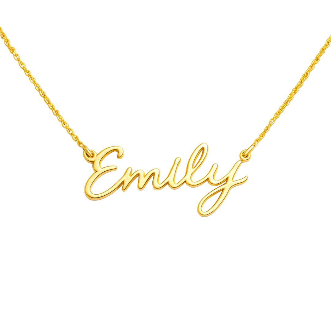 Women’s Personalised Box Chain Name Necklace