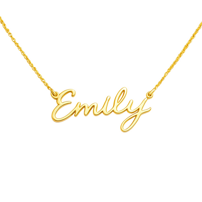 Women’s Personalised Box Chain Name Necklace