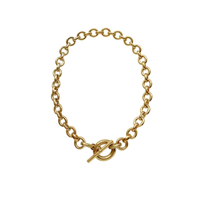 Women’s Chunky Chain Necklace | Toggle Clasp