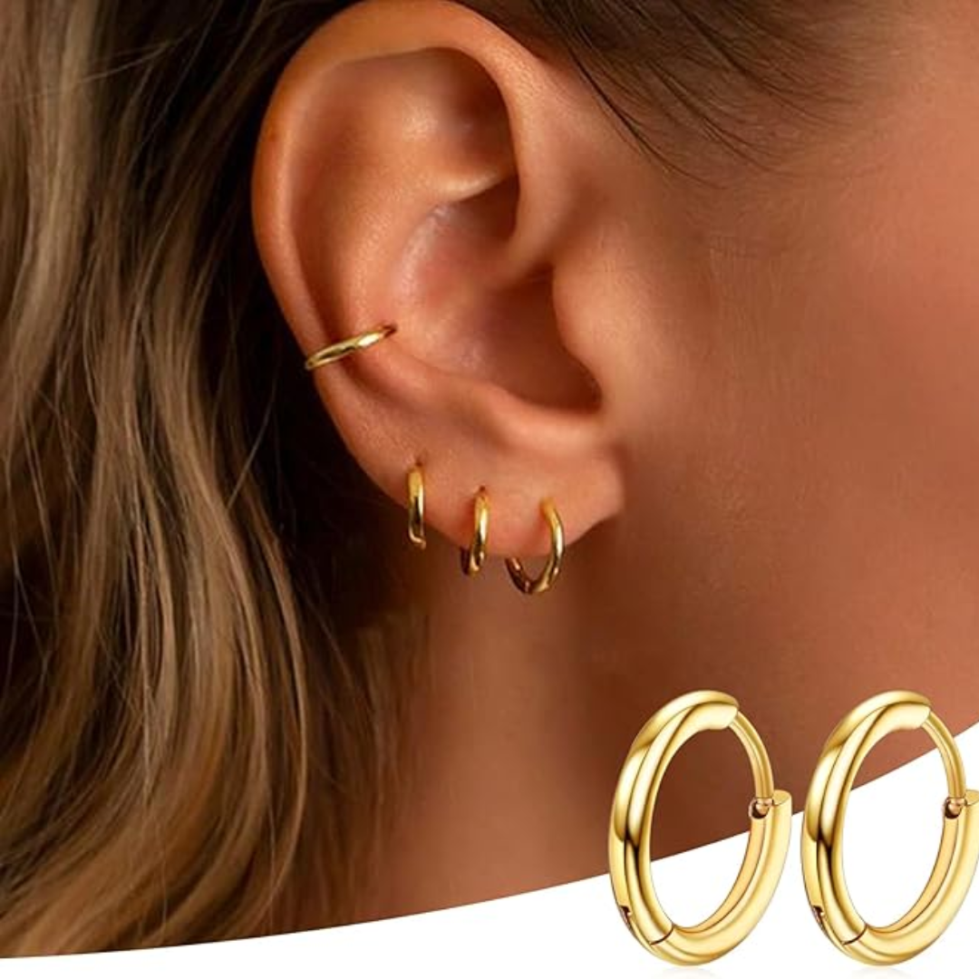 Women's Hoop Earrings | Stainless Steel Hypoallergenic