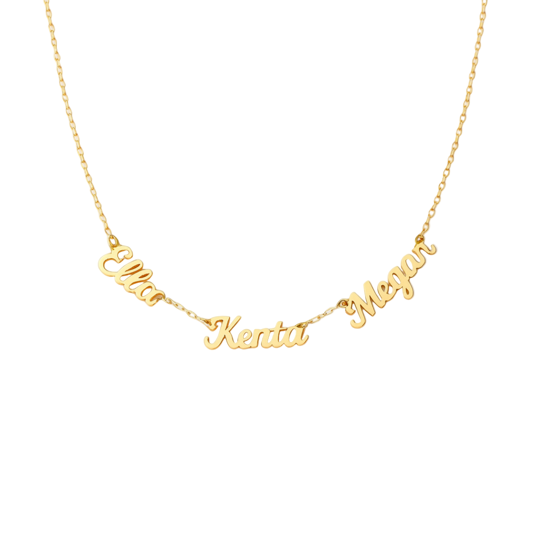 Women’s Personalised Multiple Name Necklace