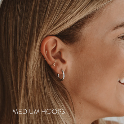 Women's Hoop Earrings | Stainless Steel Hypoallergenic