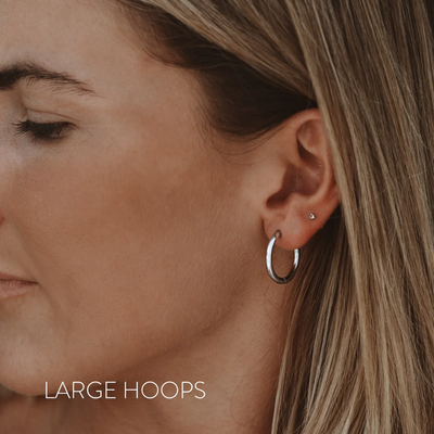 Women's Hoop Earrings | Stainless Steel Hypoallergenic