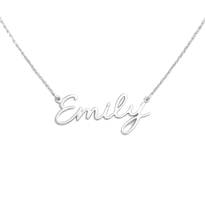 Women’s Personalised Box Chain Name Necklace