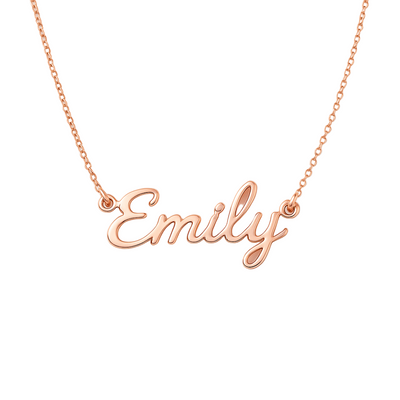 Women’s Personalised Box Chain Name Necklace