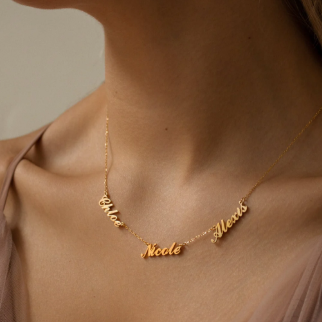 Women’s Personalised Multiple Name Necklace