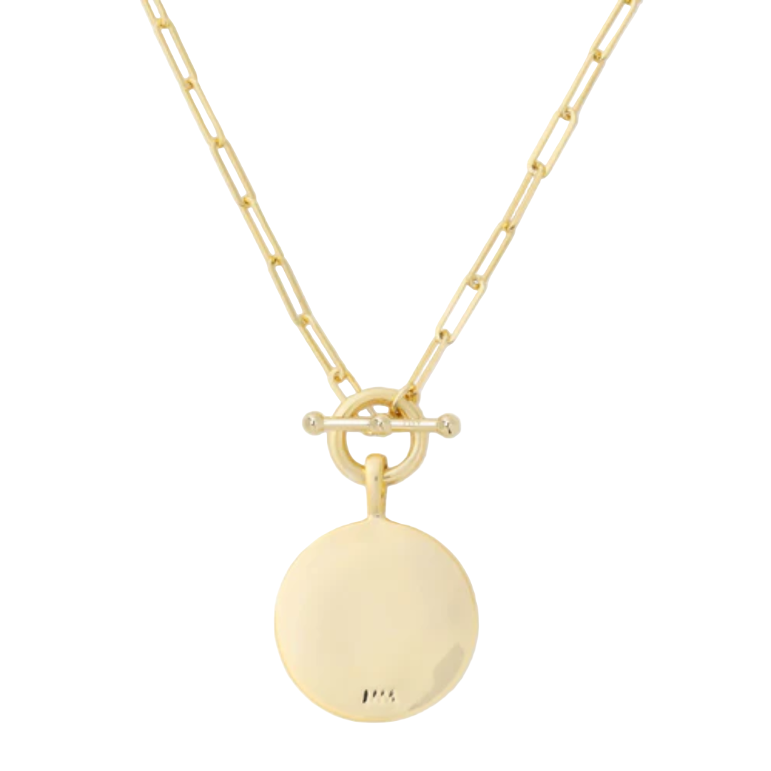Women's Mother of Pearl Initial Necklace