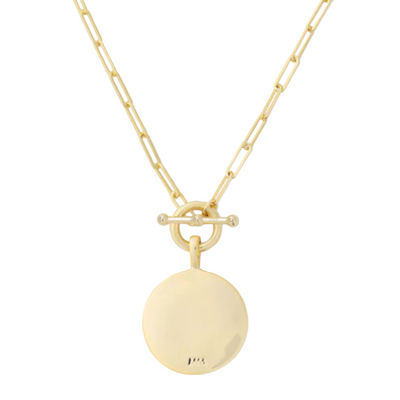 Women's Mother of Pearl Initial Necklace