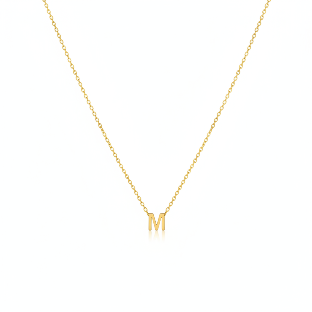 Women’s Sterling Silver Personalised Initial Necklace