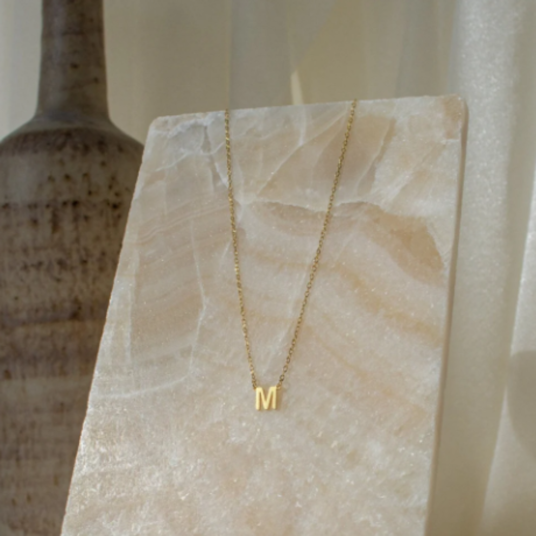 Women’s Sterling Silver Personalised Initial Necklace