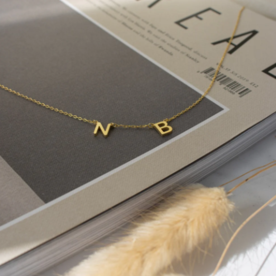 Women’s Sterling Silver Personalised Initial Necklace