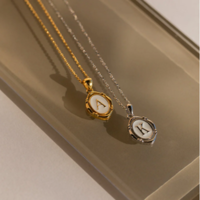 Women’s Sterling Silver Initial Pendant Necklace